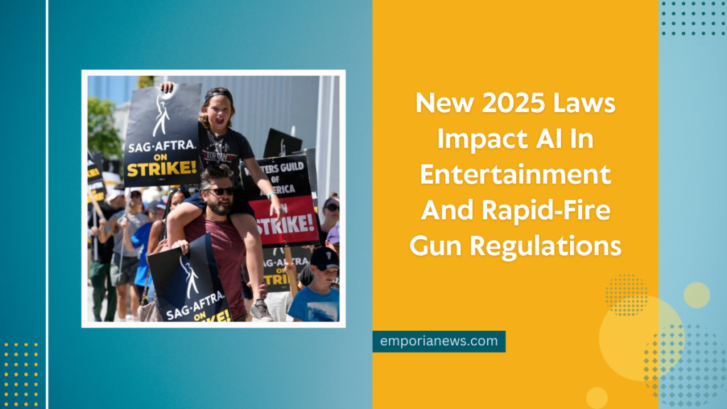 New 2025 Laws Impact AI In Entertainment And RapidFire Gun Regulations