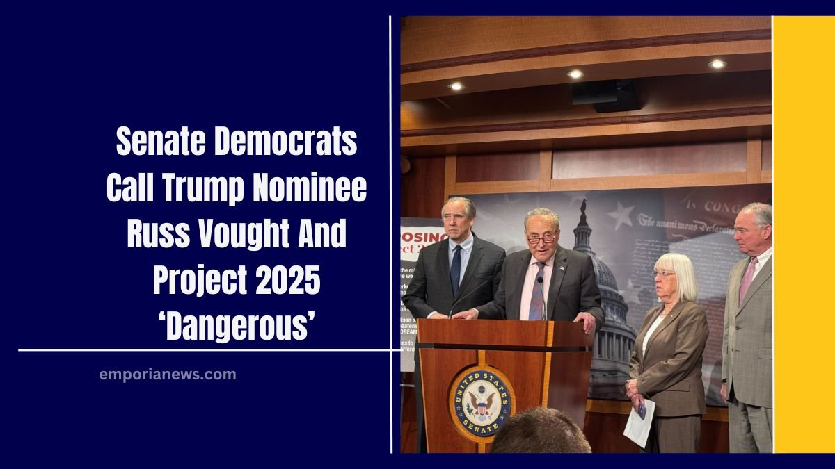 Senate Democrats Call Trump Nominee Russ Vought And Project 2025 ‘Dangerous’