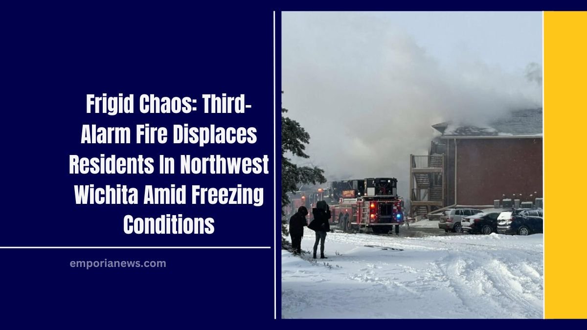 Frigid Chaos: Third-Alarm Fire Displaces Residents In Northwest Wichita Amid Freezing Conditions