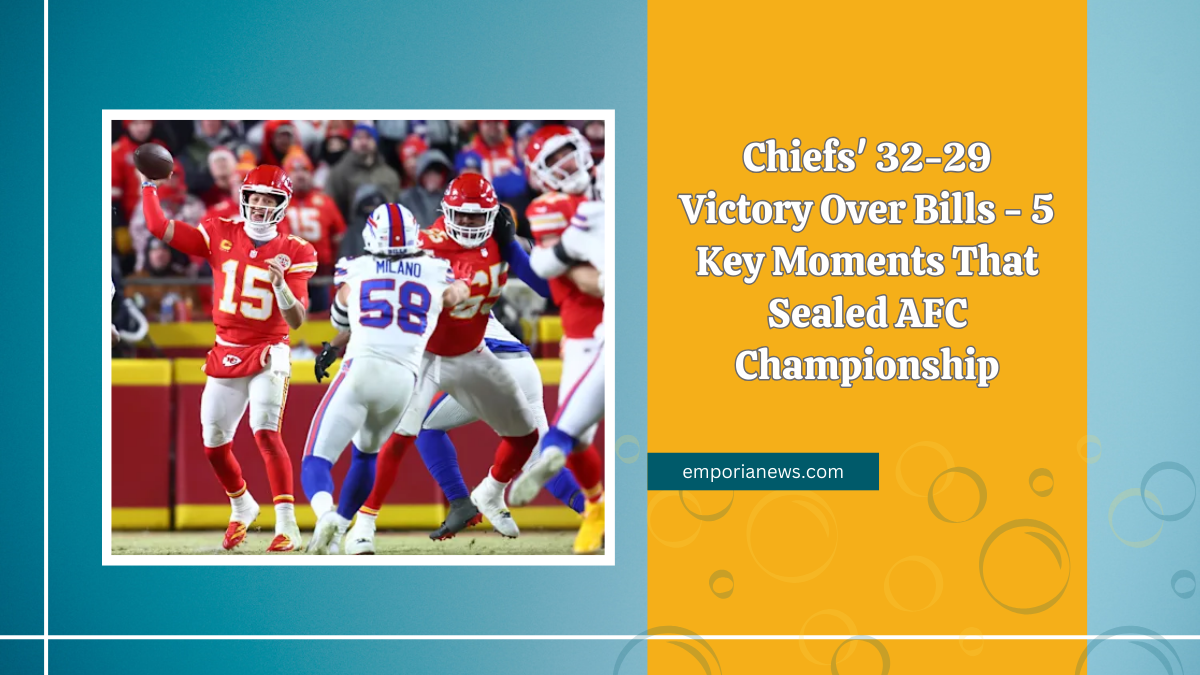 Chiefs' 32-29 Victory Over Bills - 5 Key Moments That Sealed AFC Championship