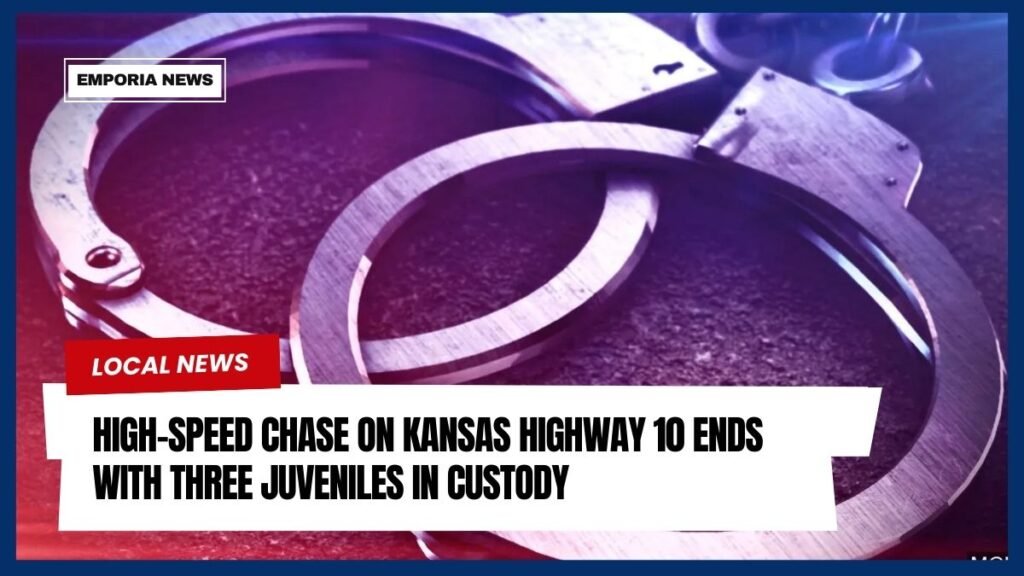High-Speed Chase on Kansas Highway 10 Ends with Three Juveniles in Custody