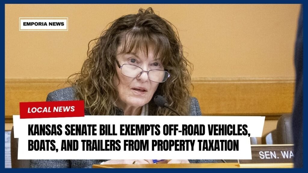 Kansas Senate Bill Exempts Off-Road Vehicles, Boats, and Trailers from Property Taxation