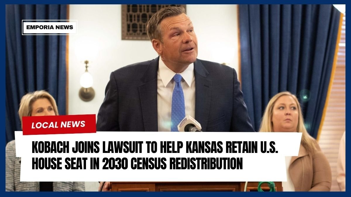 Kobach Joins Lawsuit to Help Kansas Retain U.S. House Seat in 2030 Census Redistribution