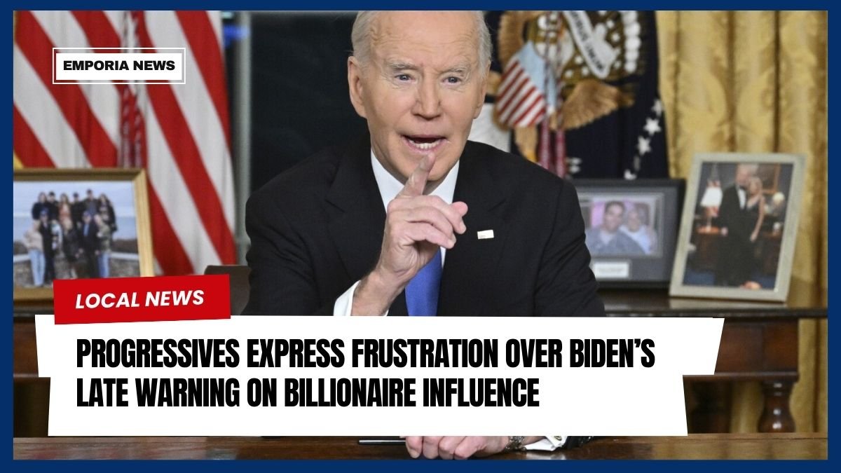 Progressives Express Frustration Over Biden’s Late Warning on Billionaire Influence