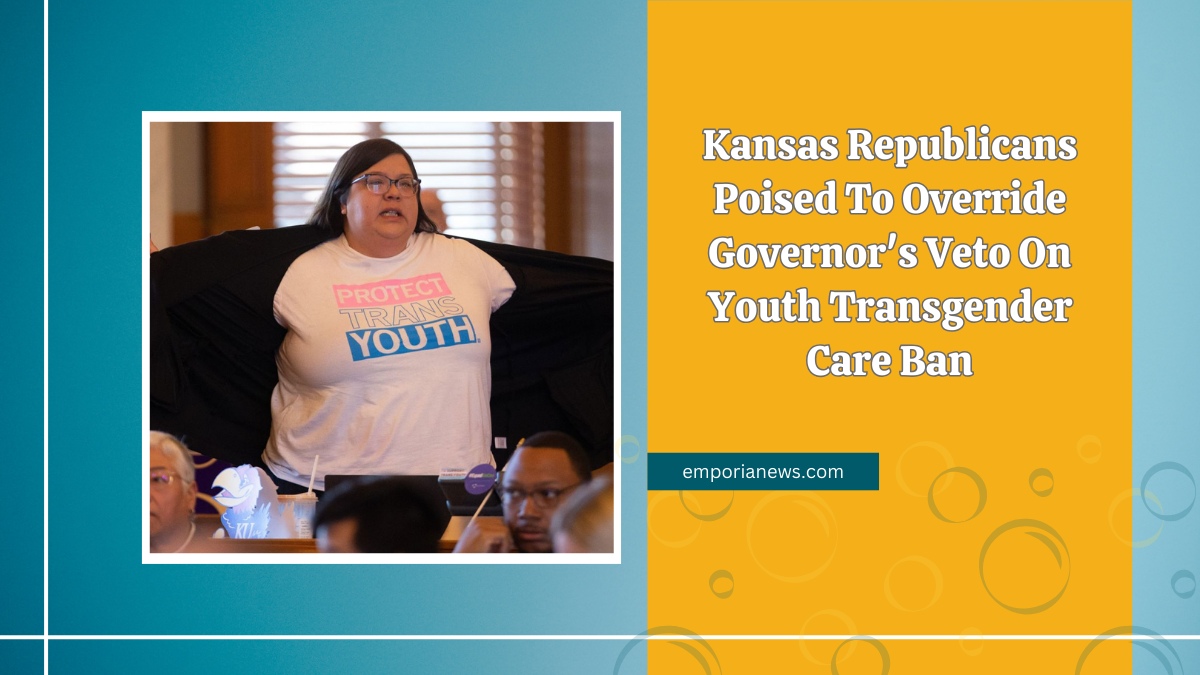 Kansas Republicans Poised To Override Governor's Veto On Youth Transgender Care Ban