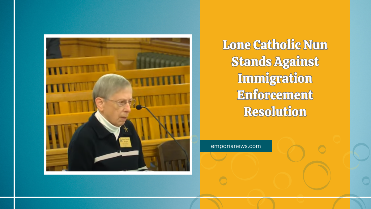 Lone Catholic Nun Stands Against Immigration Enforcement Resolution