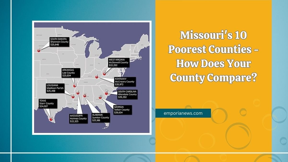 Missouri's 10 Poorest Counties - How Does Your County Compare?