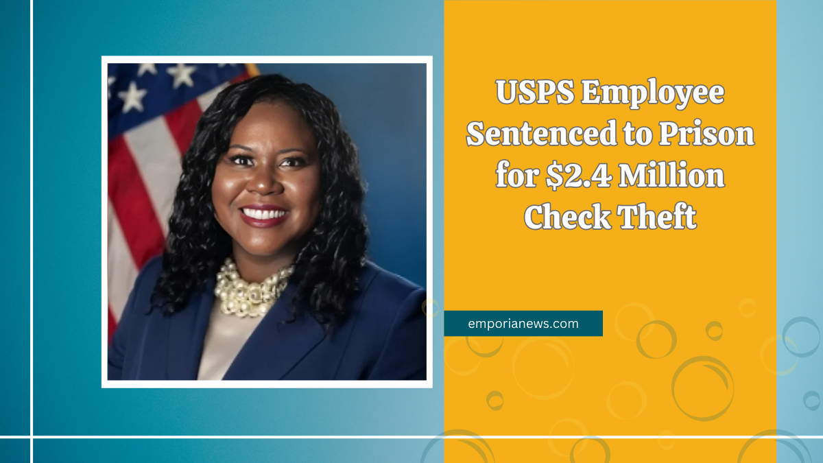 USPS Employee Sentenced to Prison for $2.4 Million Check Theft