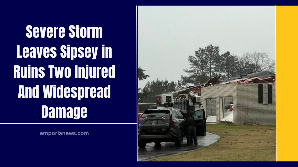 Severe Storm Leaves Sipsey in Ruins Two Injured And Widespread Damage