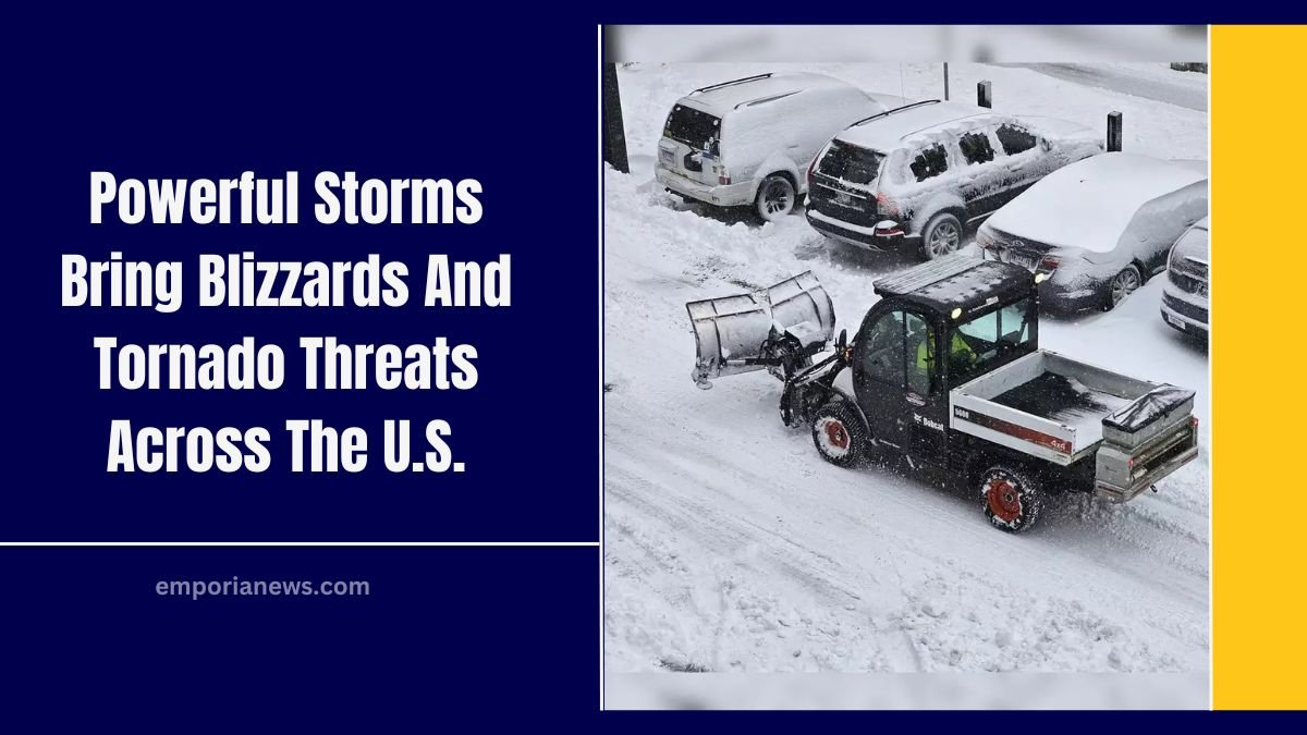 Powerful Storms Bring Blizzards And Tornado Threats Across The U.S.