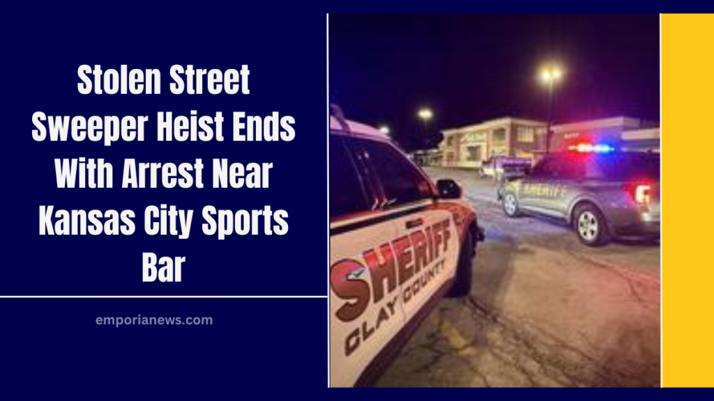 Stolen Street Sweeper Heist Ends With Arrest Near Kansas City Sports Bar