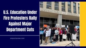 U.S. Education Under Fire Protesters Rally Against Major Department Cuts