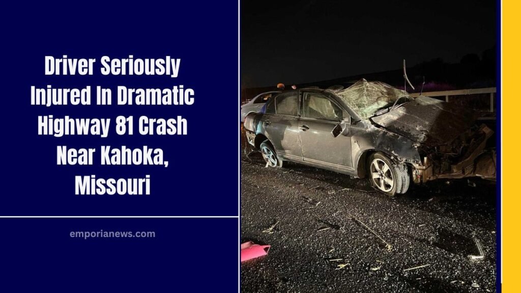 Driver Seriously Injured In Dramatic Highway 81 Crash Near Kahoka, Missouri