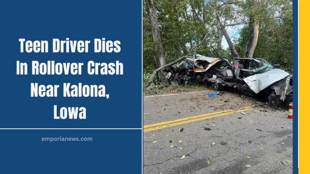 Teen Driver Dies In Rollover Crash Near Kalona, Lowa