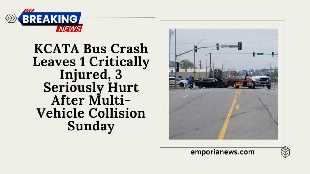KCATA Bus Crash Leaves 1 Critically Injured, 3 Seriously Hurt After Multi-Vehicle Collision Sunday