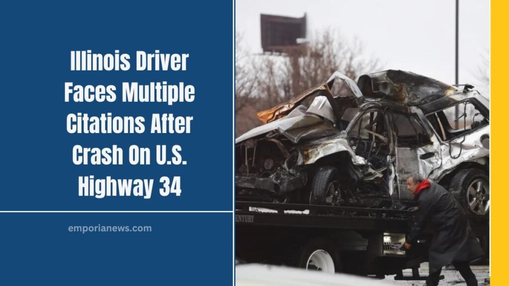 Illinois Driver Faces Multiple Citations After Crash On U.S. Highway 34