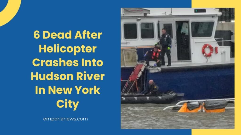 6 Dead After Helicopter Crashes Into Hudson River In New York City