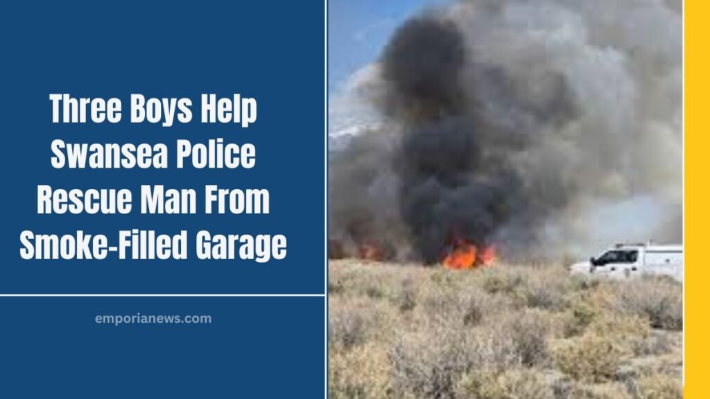 Three Boys Help Swansea Police Rescue Man From Smoke-Filled Garage