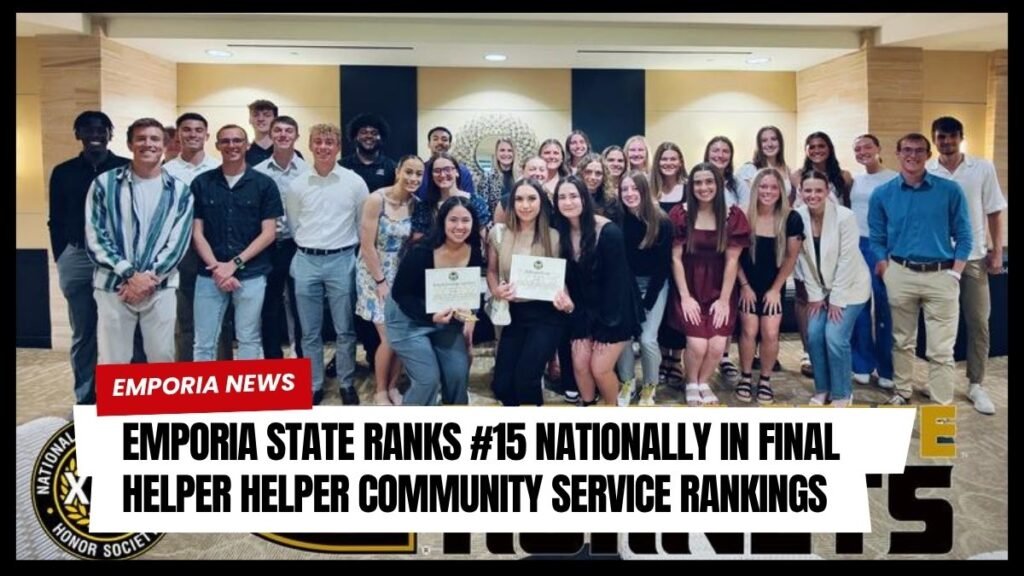 Emporia State Ranks #15 Nationally in Final Helper Helper Community Service Rankings