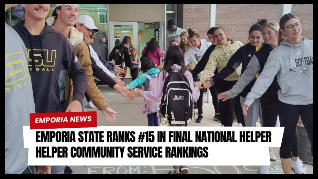 Emporia State Ranks #15 in Final National Helper Helper Community Service Rankings