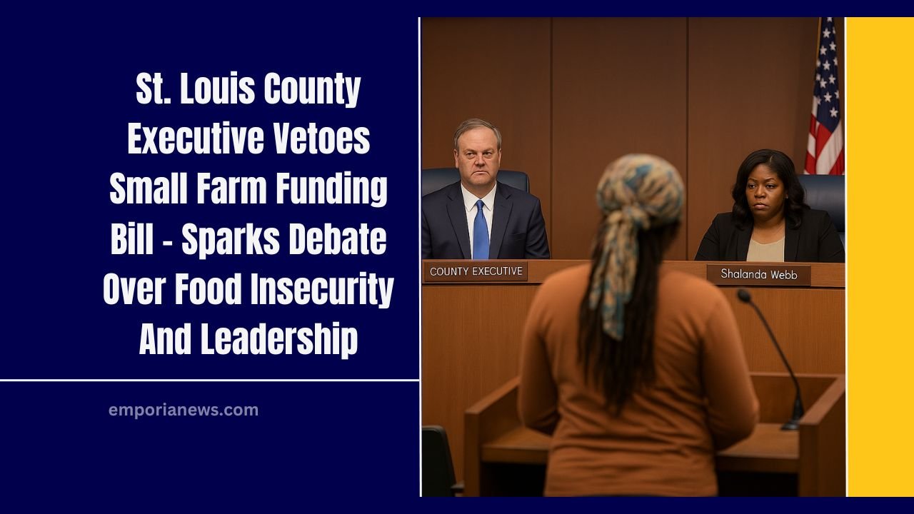St. Louis County Executive Vetoes Small Farm Funding Bill – Sparks Debate Over Food Insecurity And Leadership