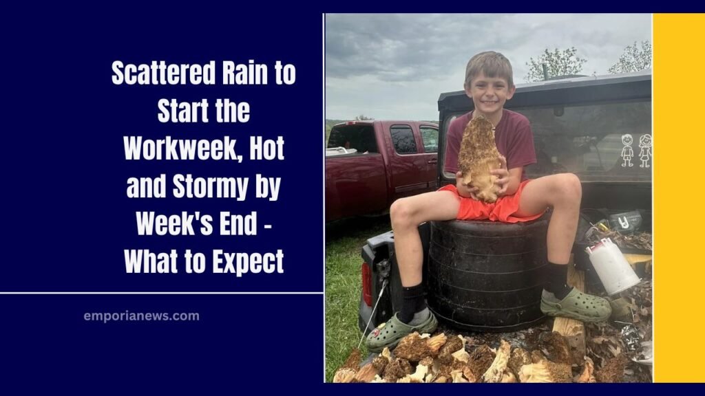 Scattered Rain to Start the Workweek, Hot and Stormy by Week's End – What to Expect