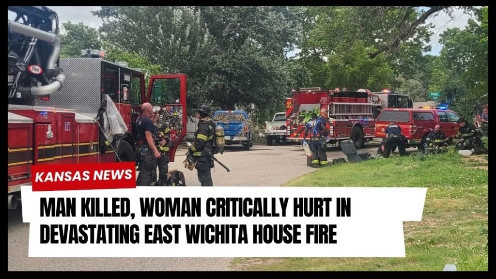 Man Killed, Woman Critically Hurt in Devastating East Wichita House Fire