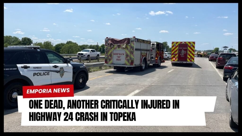 One Dead, Another Critically Injured in Highway 24 Crash in Topeka