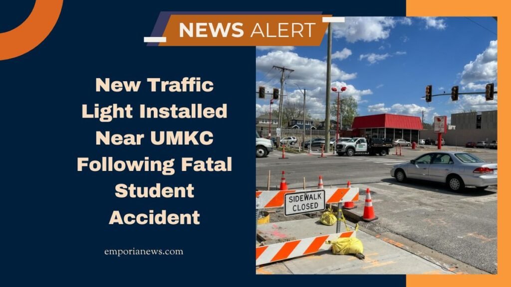 New Traffic Light Installed Near UMKC Following Fatal Student Accident