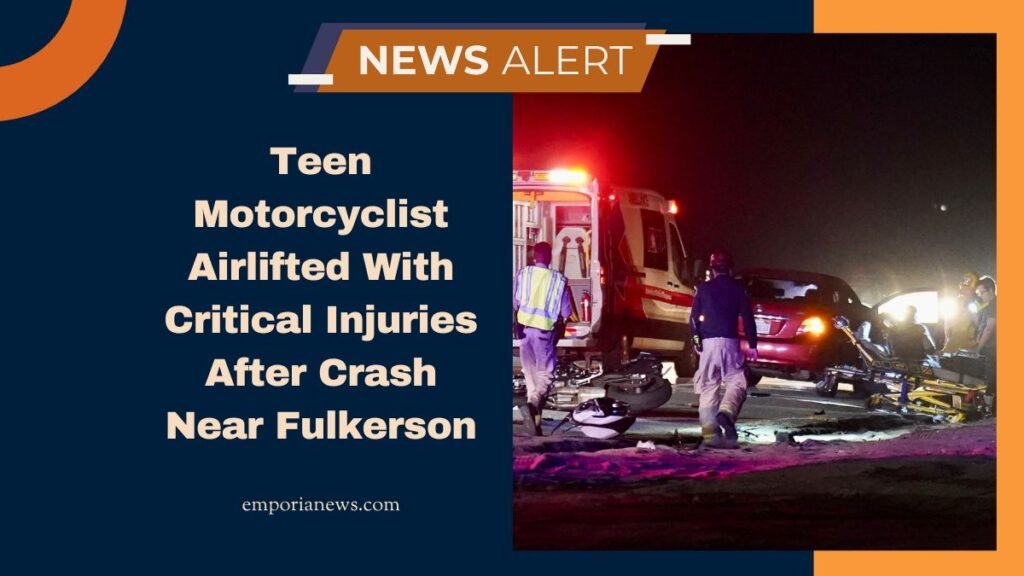 Teen Motorcyclist Airlifted With Critical Injuries After Crash Near Fulkerson