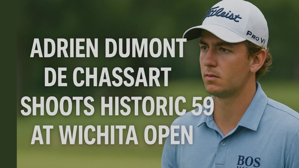 Adrien Dumont de Chassart Shoots Historic 59 at Wichita Open