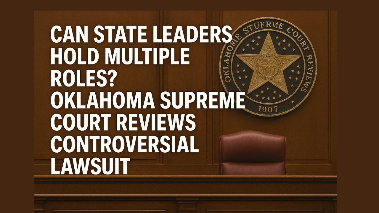Can State Leaders Hold Multiple Roles Oklahoma Supreme Court Reviews Controversial Lawsuit
