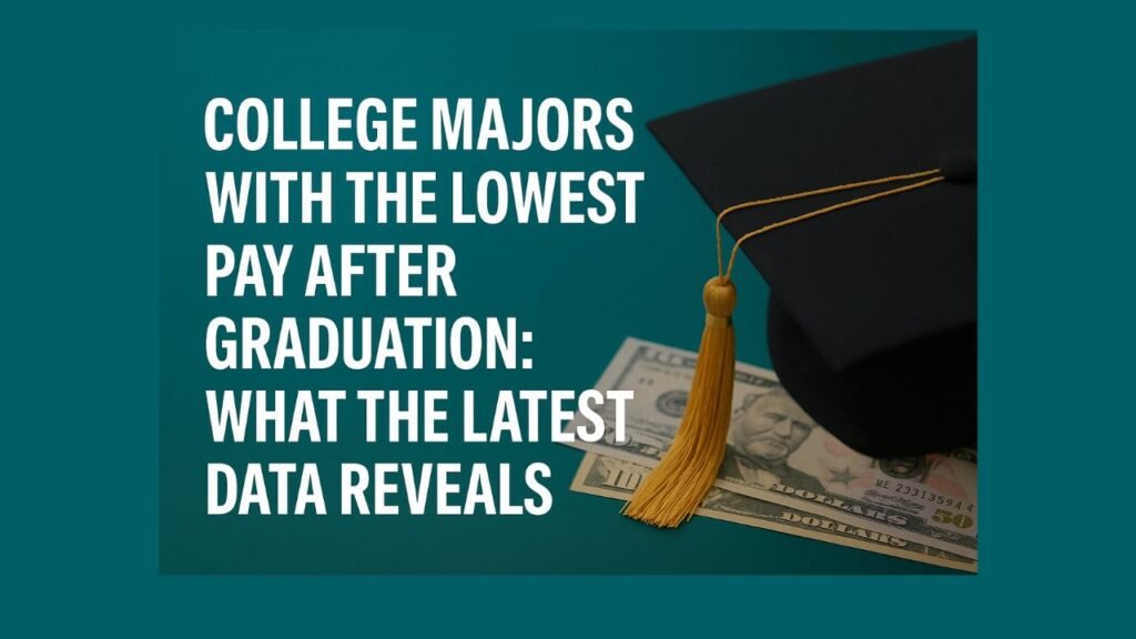 College Majors with the Lowest Pay After Graduation What the Latest Data Reveals