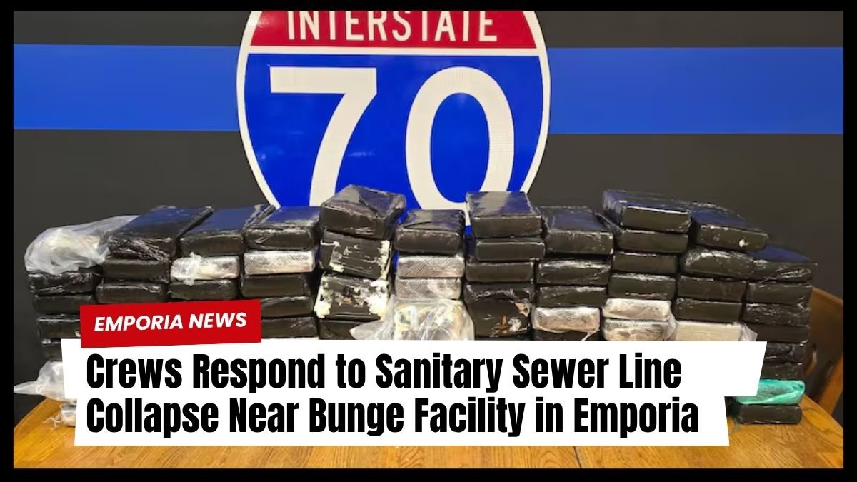 Crews Respond to Sanitary Sewer Line Collapse Near Bunge Facility in Emporia