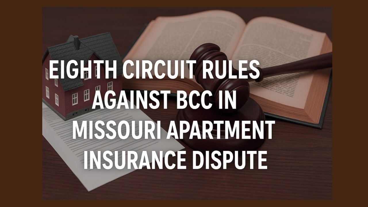 Eighth Circuit Rules Against BCC in Missouri Apartment Insurance Dispute