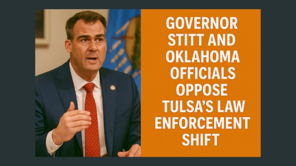 Governor Stitt and Oklahoma Officials Oppose Tulsa's Law Enforcement Shift
