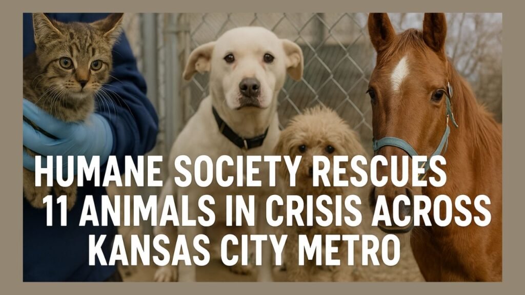 Humane Society Rescues 11 Animals in Crisis Across Kansas City Metro