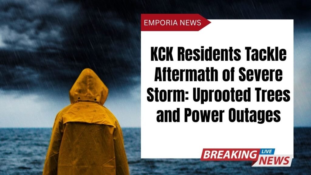KCK Residents Tackle Aftermath of Severe Storm Uprooted Trees and Power Outages