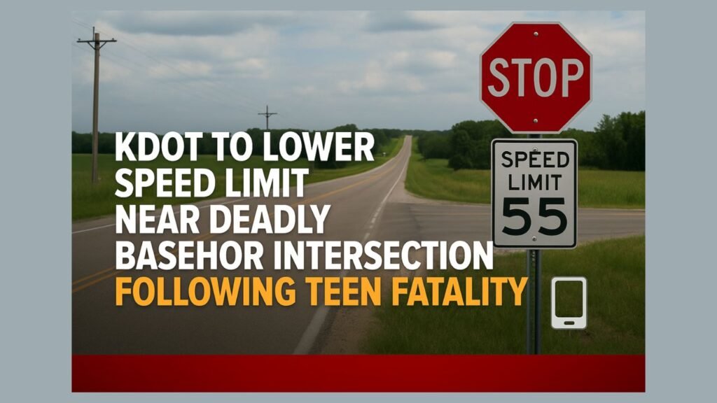 KDOT to Lower Speed Limit Near Deadly Basehor Intersection Following Teen Fatality