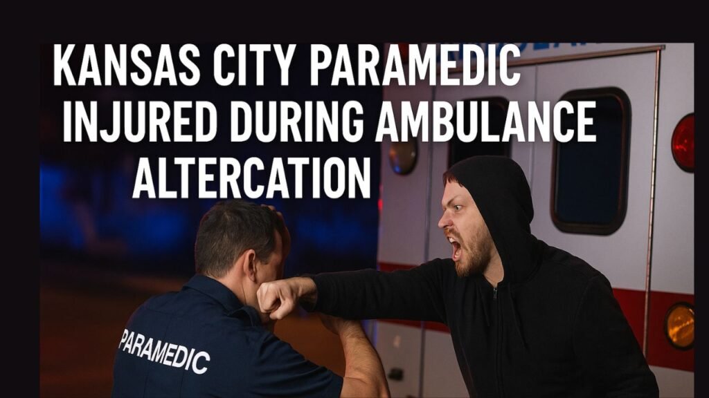 Kansas City Paramedic Injured During Ambulance Altercation, Taken to Hospital for Evaluation