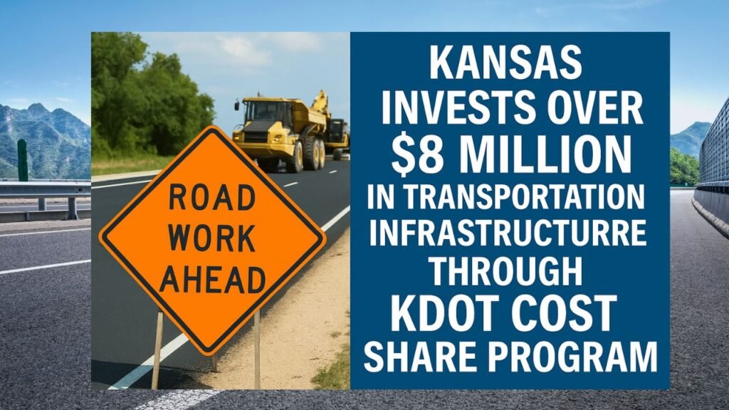 Kansas Invests Over $8 Million in Transportation Infrastructure Through KDOT Cost Share Program
