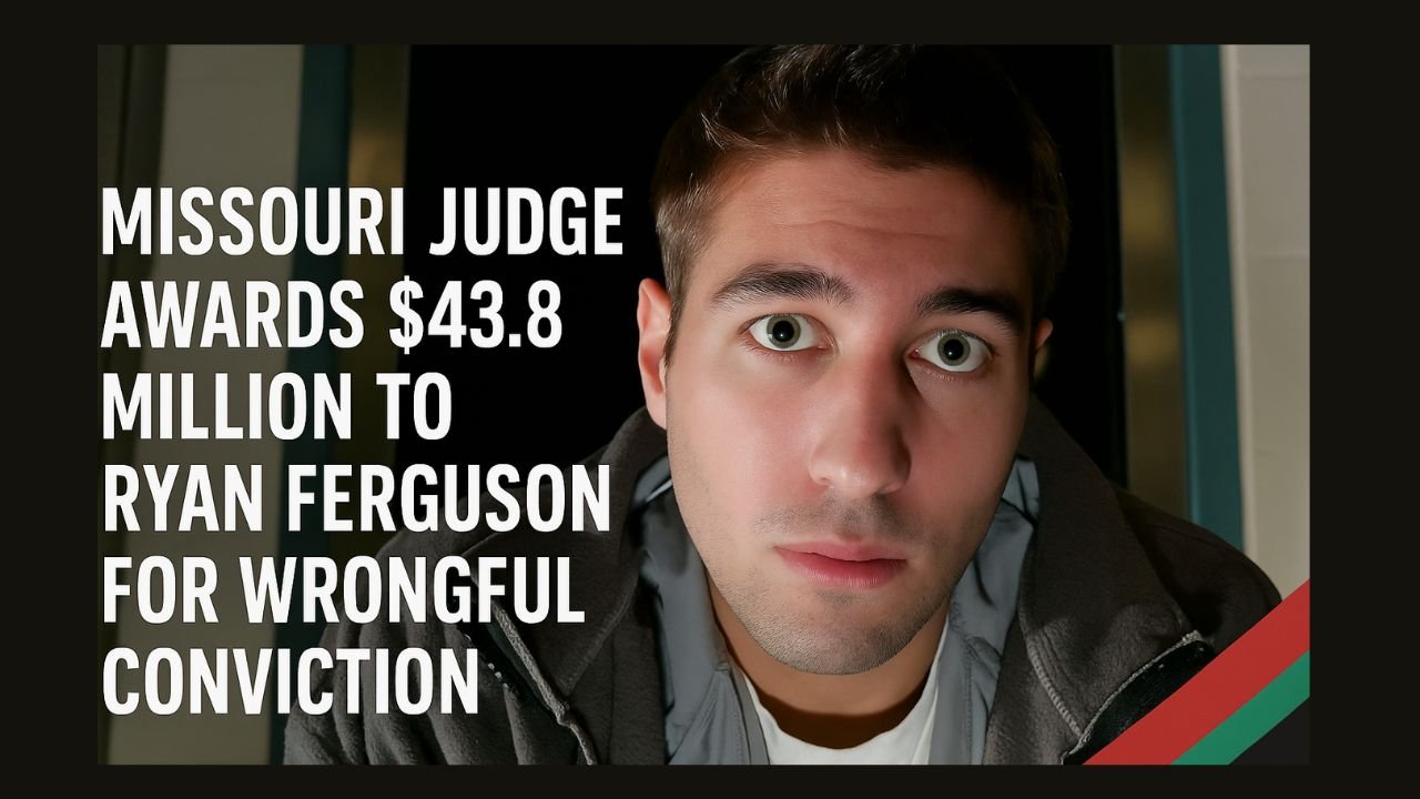 Missouri Judge Awards $43.8 Million to Ryan Ferguson for Wrongful Conviction
