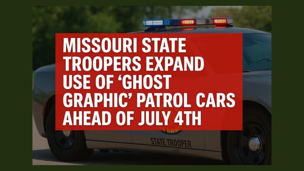 Missouri State Troopers Expand Use of 'Ghost Graphic' Patrol Cars Ahead of July 4th
