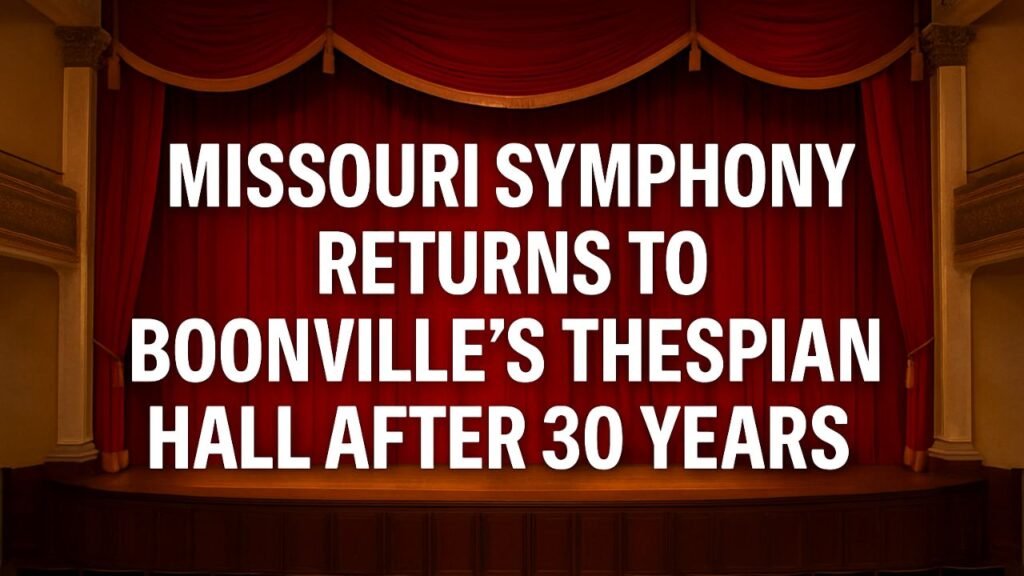 Missouri Symphony Returns to Boonville's Thespian Hall After 30 Years