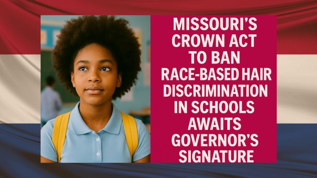 Missouri’s CROWN Act to Ban Race-Based Hair Discrimination in Schools Awaits Governor’s Signature