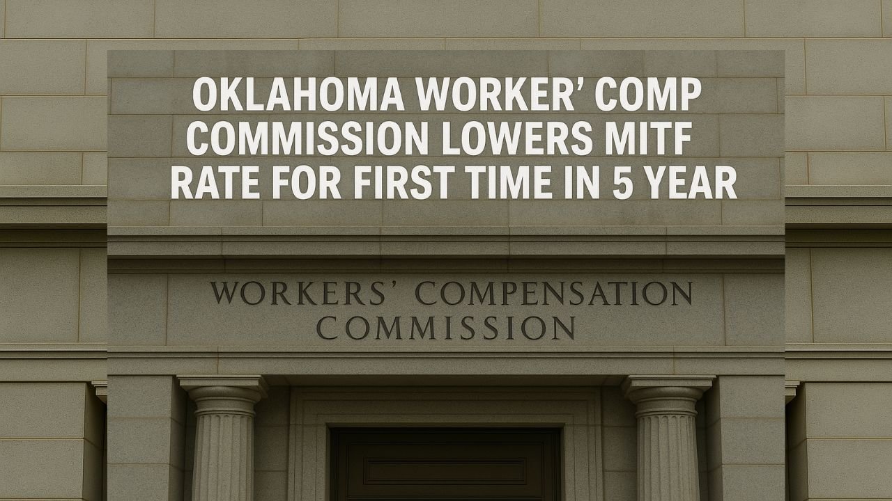 Oklahoma Workers’ Comp Commission Lowers MITF Rate for First Time in 5 Years