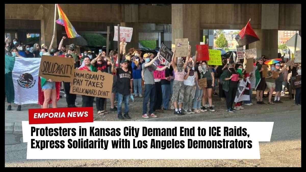 Protesters in Kansas City Demand End to ICE Raids, Express Solidarity with Los Angeles Demonstrators
