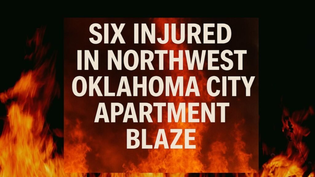 Six Injured in Northwest Oklahoma City Apartment Blaze