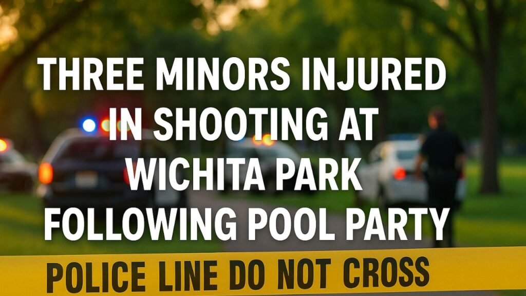 Three Minors Injured in Shooting at Wichita Park Following Pool Party