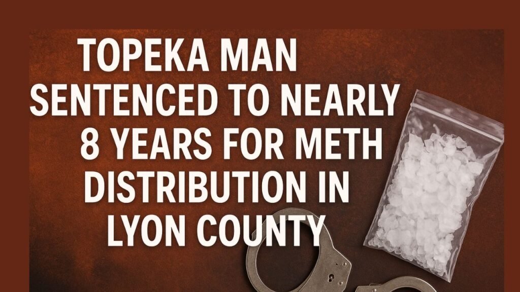 Topeka Man Sentenced to Nearly 8 Years for Meth Distribution in Lyon County